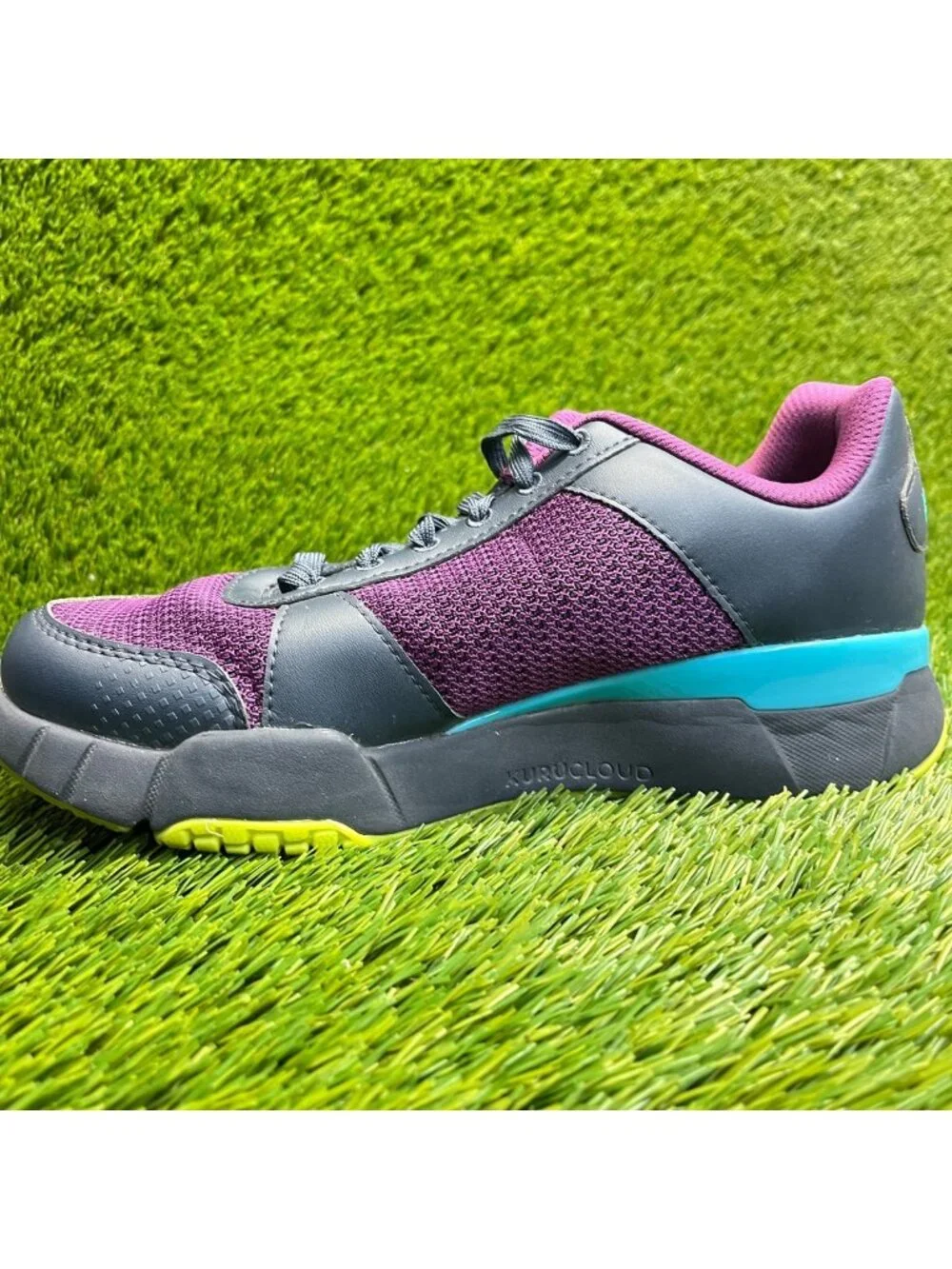 Kuru Quantum 2.0 Womens Size 8D Purple Blue Athletic Running Shoes Sneakers